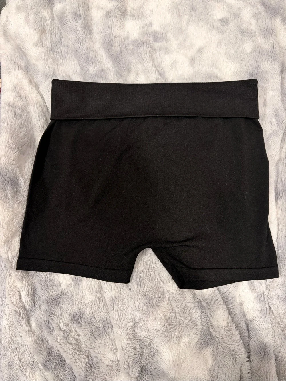 Baby Phat Black Rhinestone Logo Bike Shorts